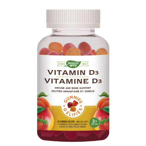 Vitamin D Gummies Immune and Bone Support 60 Count by Nature's Way