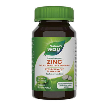 Zinc with Echinacea & Vitamin C 60 Lozenges by Nature's Way
