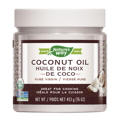 Coconut Oil Organic Pure Virgin 16 Oz by Nature's Way