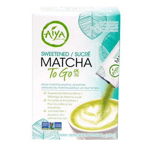 Sweetened Matcha To Go Tea 8 Packets by Aiya Company Limited