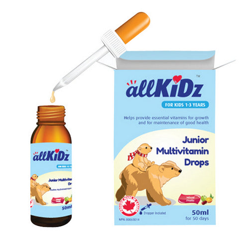 Junior Multivitamin Drops 50 Ml by Allkidz Naturals Inc.