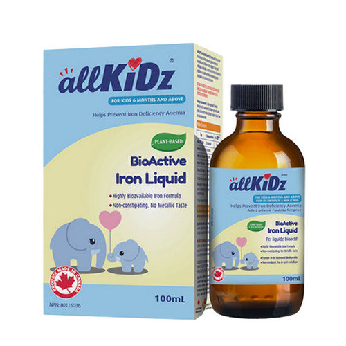 BioActive Iron Liquid 100 Ml by Allkidz Naturals Inc.