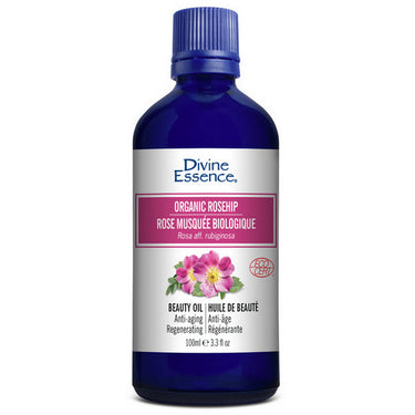 Organic Essential Oil Rosehip 100 Ml by Divine Essence