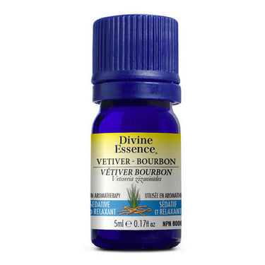 Vetiver Bourbon Essential Oil 5 Ml by Divine Essence