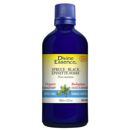 Organic Essential Oil Spruce Black 100 Ml by Divine Essence