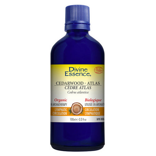 Organic Essentail Oil Cedarwood Atlas 100 Ml by Divine Essence