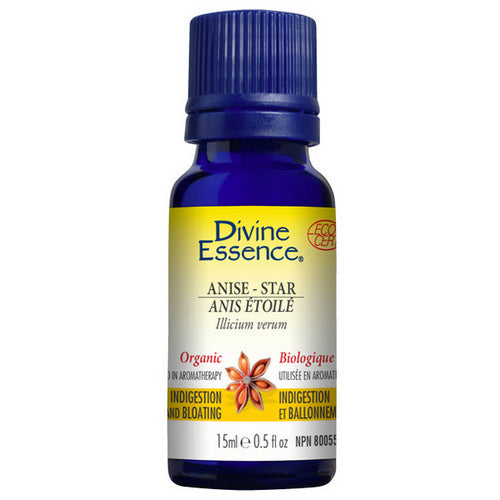 Anise-Star Essential Oil Organic 15 Ml by Divine Essence