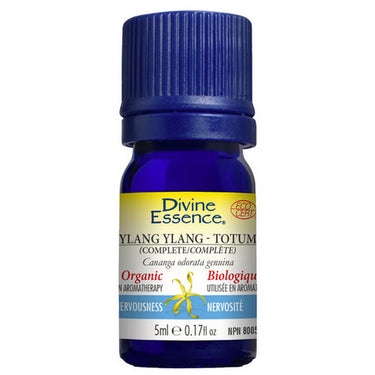 Divine Essence, Organic Essential Oil Ylang Ylang Totum (complete), 5 Ml