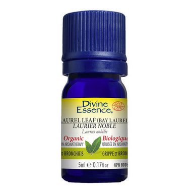 Organic Essential Oil Laurel Leaf (Bay Laurel) 5 Ml by Divine Essence