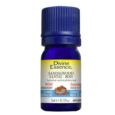 Organic Sandalwood (South Pacific) Wild 5 Ml by Divine Essence