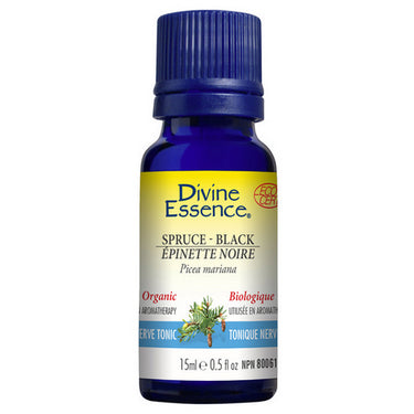 Organic Essential Oil Spruce Black 15 Ml by Divine Essence