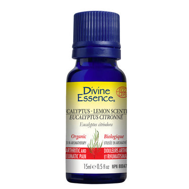 Organic Essential Oil Eucalyptus Lemon-Scented 15 Ml by Divine Essence