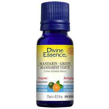 Divine Essence, Organic Essential Oil Mandarin Green, 15 Ml
