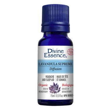 Organic Essential Oil Lavandula Supreme 15 Ml by Divine Essence