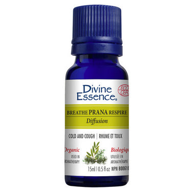 Organic Essential Oil Breathe Prana 15 Ml by Divine Essence