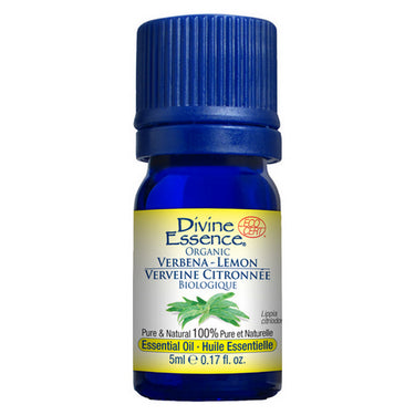 Divine Essence, Organic Essential Oil Verbena Lemon, 5 Ml
