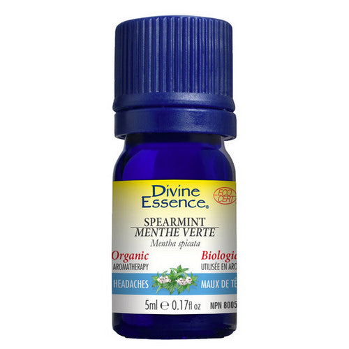 Organic Essential Oil Spearmint 5 Ml by Divine Essence