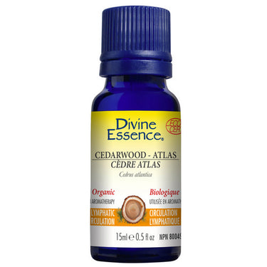 Divine Essence, Organic Essentail Oil Cedarwood Atlas, 15 Ml