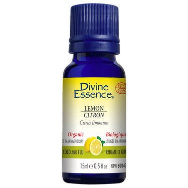 Organic Lemon Essentional Oil 15 Ml by Divine Essence