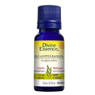 Divine Essence, Organic Essential Oil Eucalyptus Radiata, 15 Ml