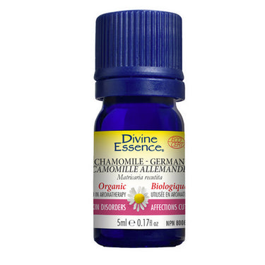 Organic Chamomile  German Essential Oil 5 Ml by Divine Essence
