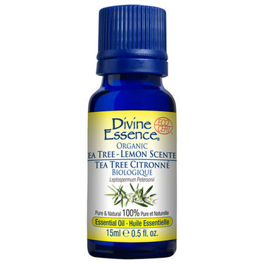 Organic Essential Oil Tea Tree  Lemon-Scented 15 Ml by Divine Essence