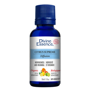 Organic Essential Oil Citrus Supreme-Blend 30 Ml by Divine Essence