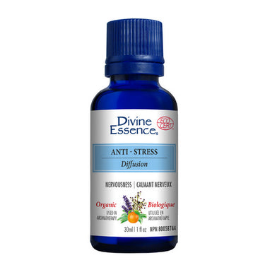 Organic Essential Oil Anti-Stress-Blend 30 Ml by Divine Essence