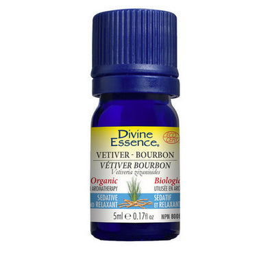 Organic Essential Oil Vetiver 5 Ml by Divine Essence
