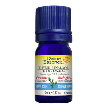 Divine Essence, Organic Essential Oil Thyme Linalool, 5 Ml