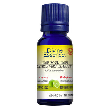 Organic Lime (Sour Lime) Essential Oil 15 Ml by Divine Essence