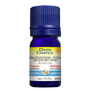 Organic Essential Oil Frankincense India 5 Ml by Divine Essence