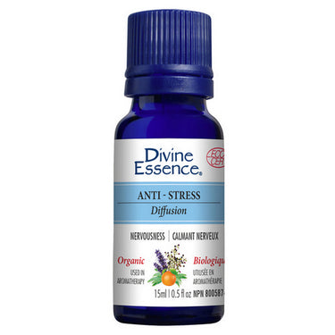 Organic Essential Oil Anti-Stress-Blend 15 Ml by Divine Essence