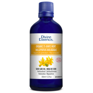 Organic Essential Oil St. John's Wort 100 Ml by Divine Essence