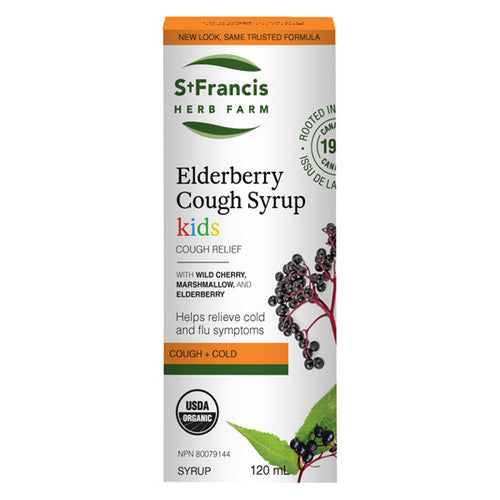 Elderberry Cough Syrup for Kids 120 Ml by St. Francis Herb Farm Inc.