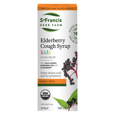 Elderberry Cough Syrup for Kids 120 Ml by St. Francis Herb Farm Inc.