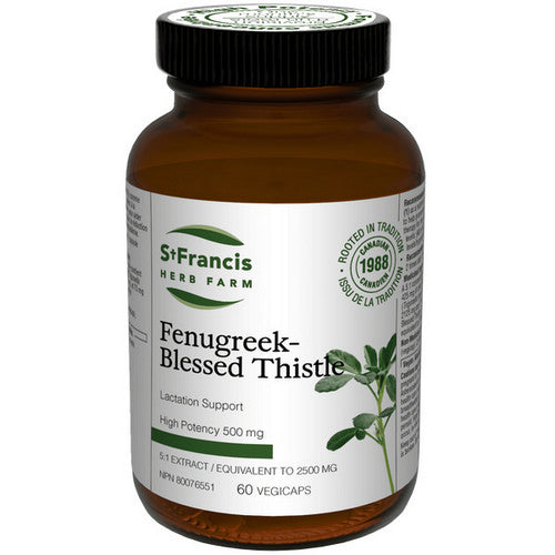 Fenugreek-Blessed Thistle Capsules 60 Caps by St. Francis Herb Farm Inc.