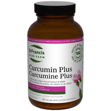 Curcumin Plus Capsules 90 Caps by St. Francis Herb Farm Inc.