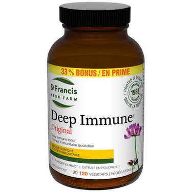 Deep Immune Capsules BONUS 120 Caps by St. Francis Herb Farm Inc.