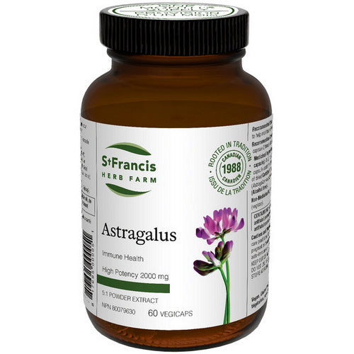 Astragalus Capsules 60 Caps by St. Francis Herb Farm Inc.