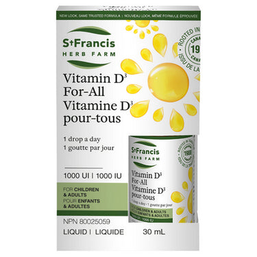 Vitamin D For All 30 Ml by St. Francis Herb Farm Inc.