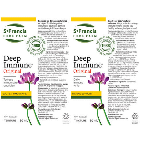 Deep Immune 50 Ml by St. Francis Herb Farm Inc.