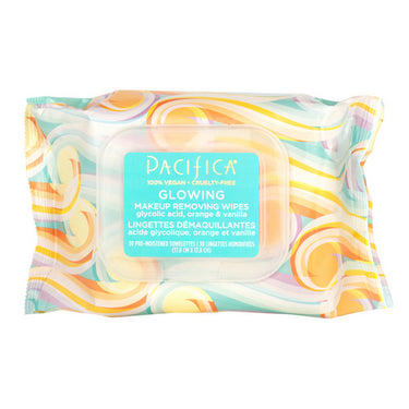 Glowing Makeup Removing Wipes 30 Count by Pacifica