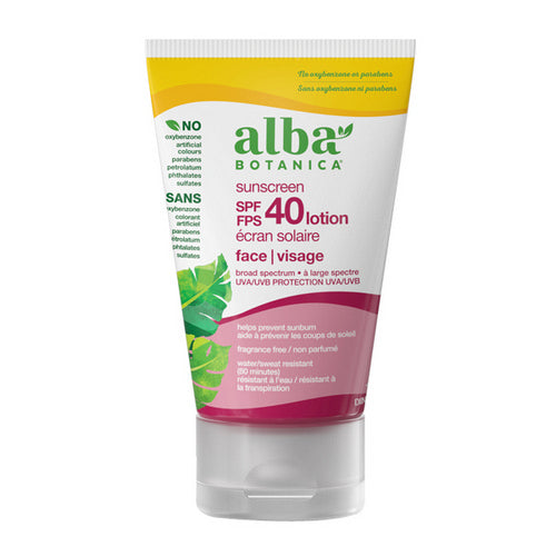 Very Emollient Fragrance Free Sunscreen Lotion SPF 40 113 Ml by Alba Botanica