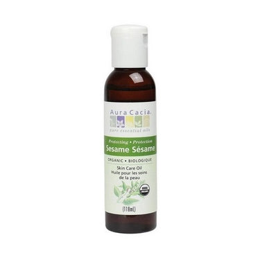 Organic Sesame Skin Care Oil 118 Ml by Aura Cacia