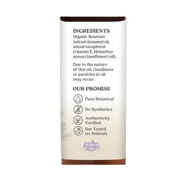 Organic Sesame Skin Care Oil 118 Ml by Aura Cacia