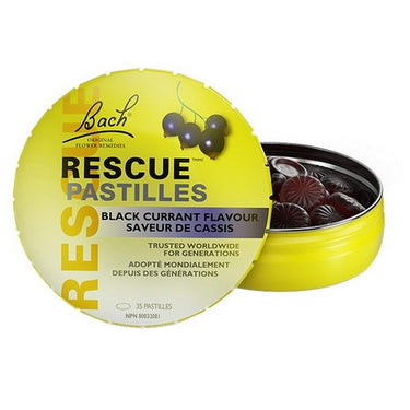 Rescue Pastilles Orange And Elderflower Flavour 35 doses, 50 Grams by Bach
