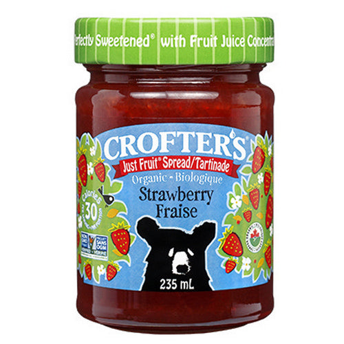 Organic Just Fruit Strawberry 235 Ml by Crofter's