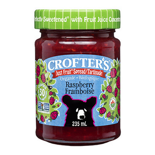 Organic Just Fruit Raspberry 235 Ml by Crofter's