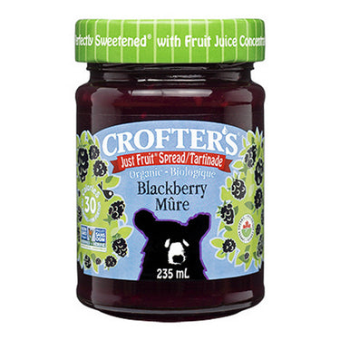 Organic Just Fruit Blackberry 235 Ml by Crofter's